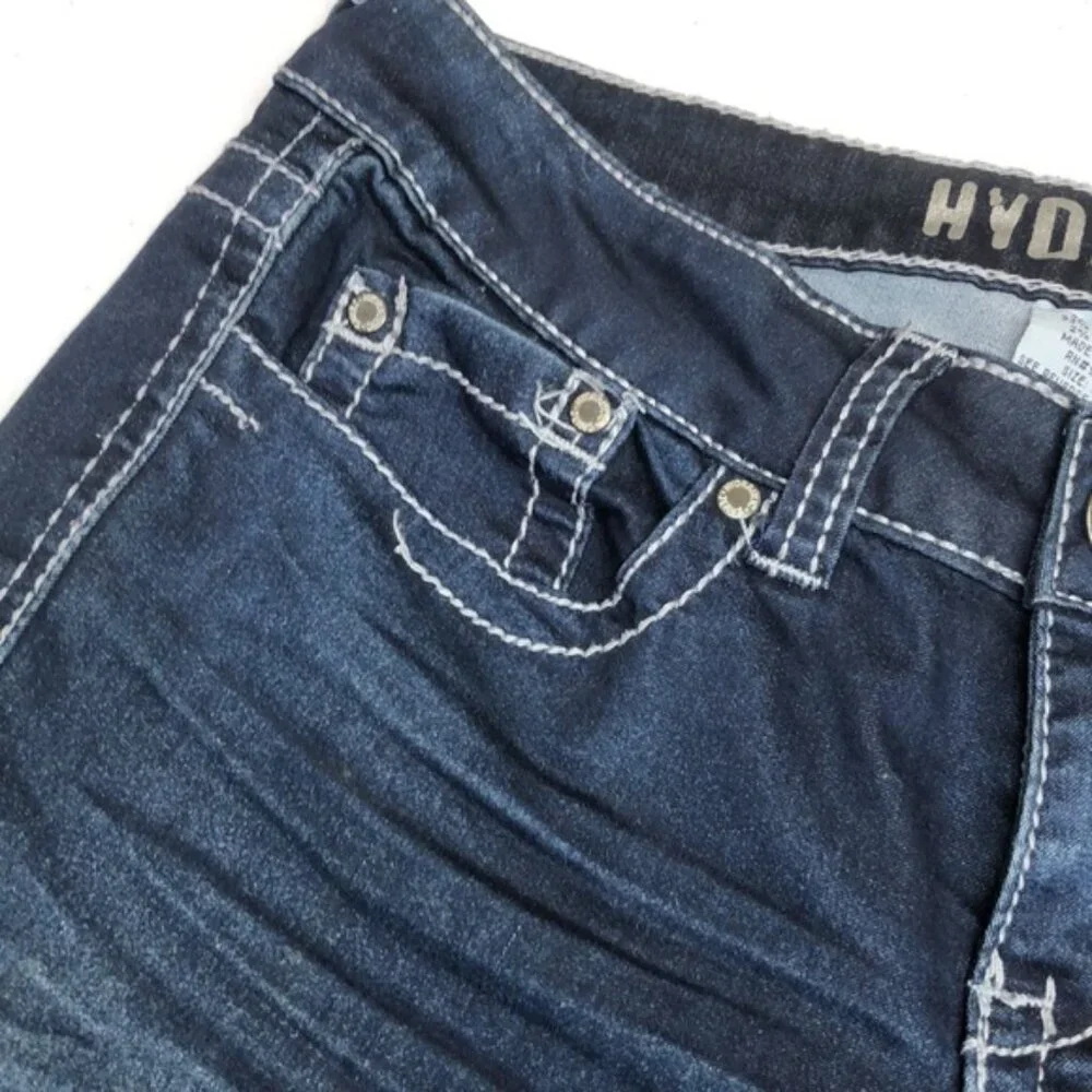HYDRAULIC MID-RISE SKINNY STRETCH JEANS 6/28x32 ⭐️